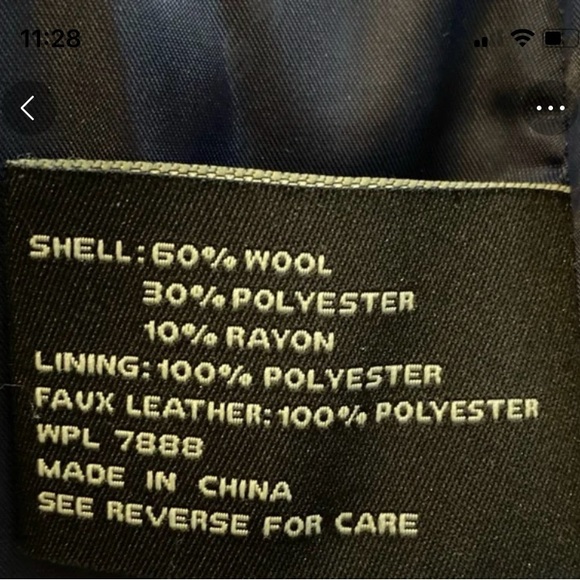 Miss Sixty Wool PeaCoat. Excellent condition. Navy Size M. Nonsmoking home. - Picture 10 of 10